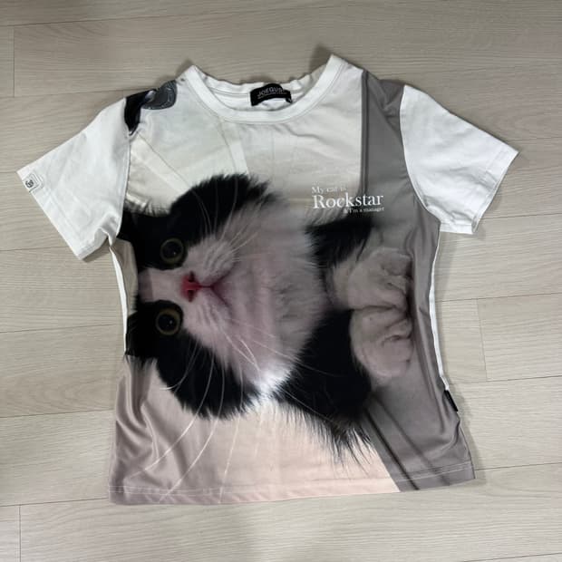 조거쉬 고양이 반팔 티셔츠