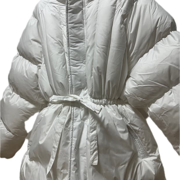 (새상품) 빅토리아 화이트 하프패딩(착샷있음)