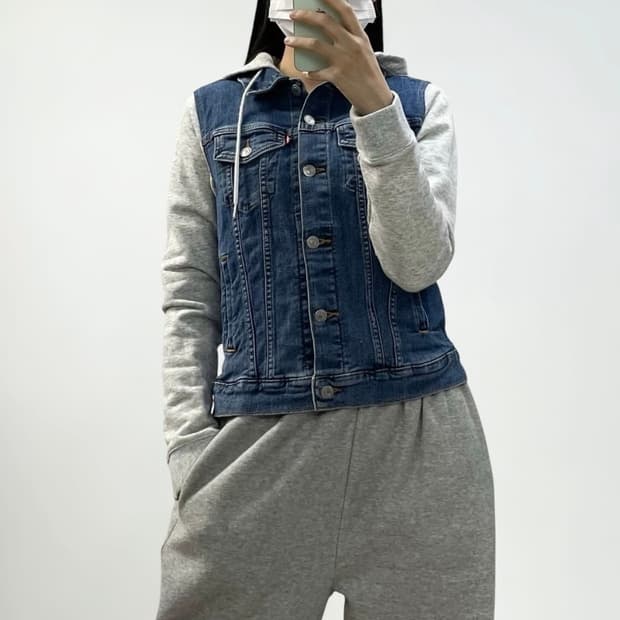 리바이스 우먼스 트러거 청후드 자켓