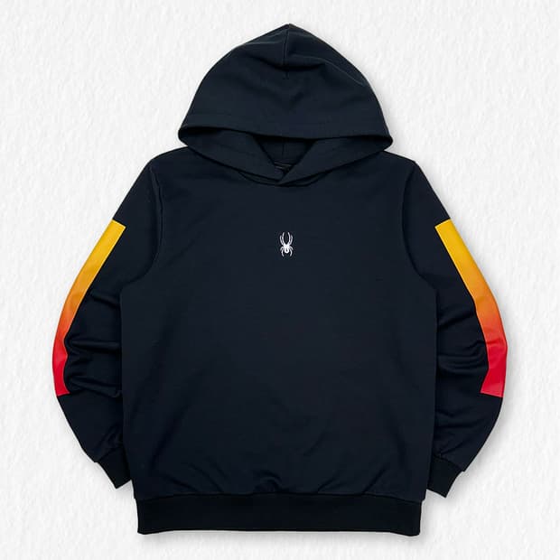 스파이더 후드티 블랙