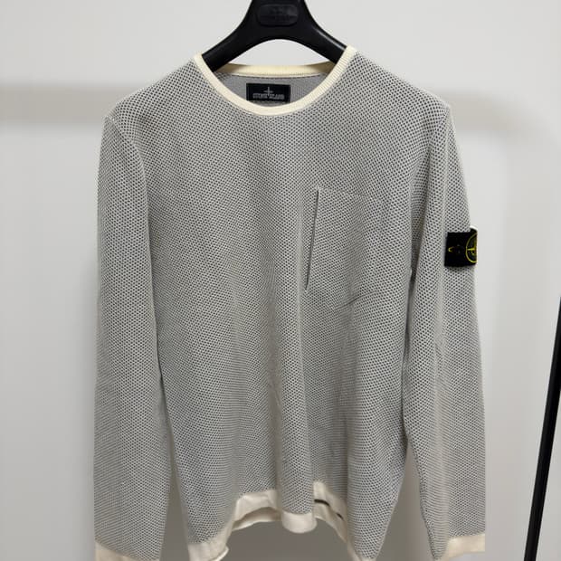 [레어, XL] 스톤아일랜드 쉐도우프로젝트 메쉬 와플니트