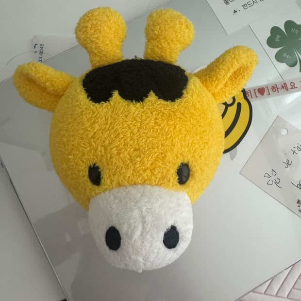 베이프 베이비마일로 기린 인형 키링