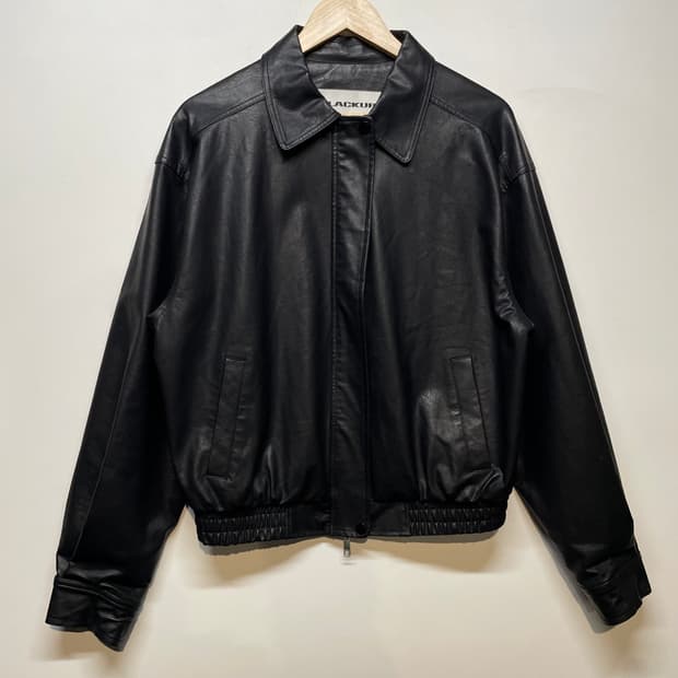 BLACKUP 블랙 레더 자켓