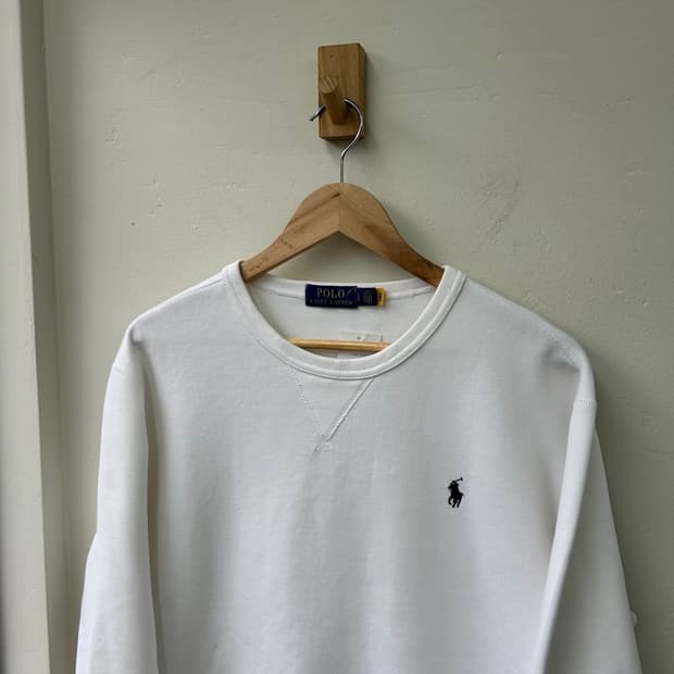 16531 - 폴로 랄프로렌 화이트 맨투맨