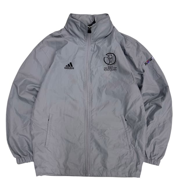 00s 아디다스 2002 월드컵 바람막이 그레이 (M~L)