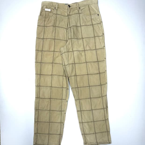 Karl kani checkerbord corduroy pants