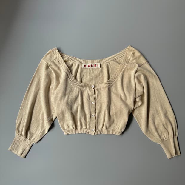 마르니 marni 크롭 가디건
