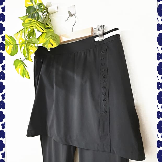 마코 24SS 여성골프 치렝스 30인치 77 블랙