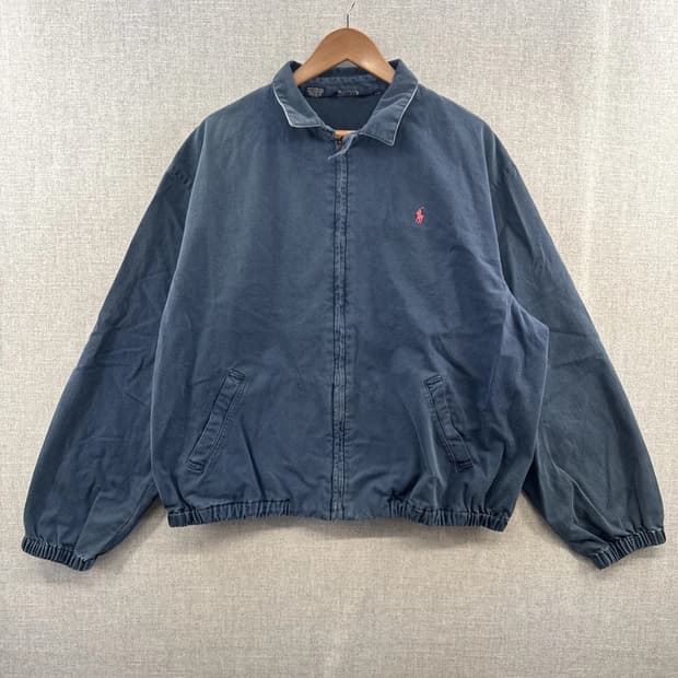 90s 빈티지 폴로 해링턴 자켓 Xl made in usa