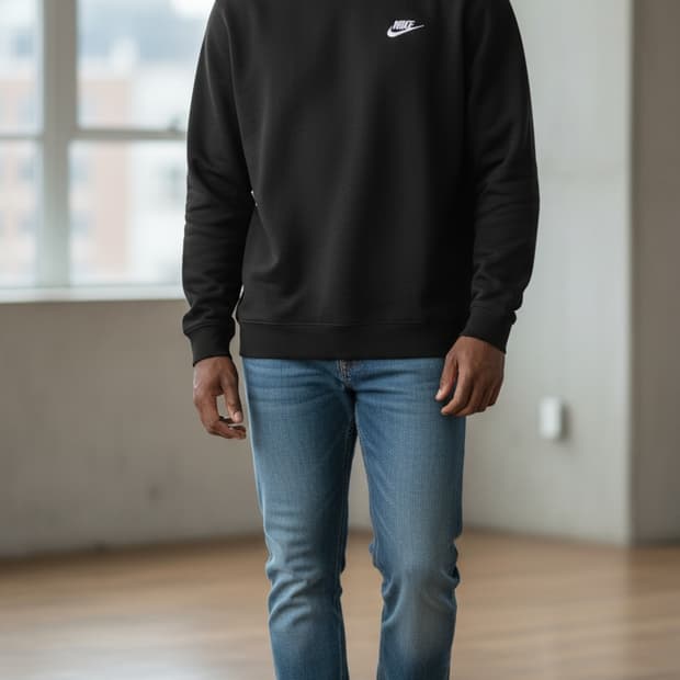 나이키 블랙 맨투맨 2XL