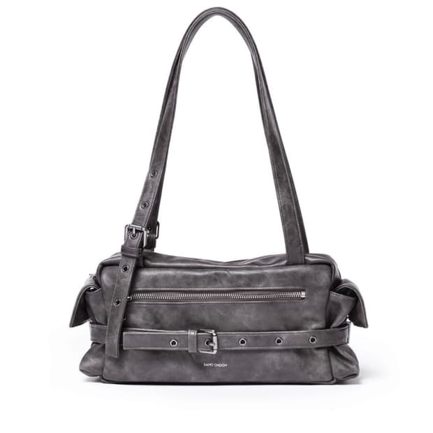 belt utility bag M baked gray (Good)
