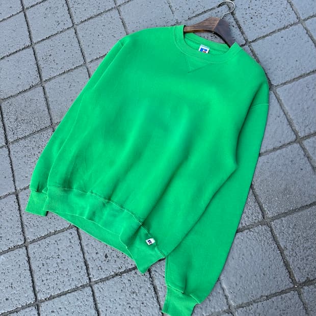 90s USA 빈티지 러셀 플레인 스웻 셔츠 맨투맨