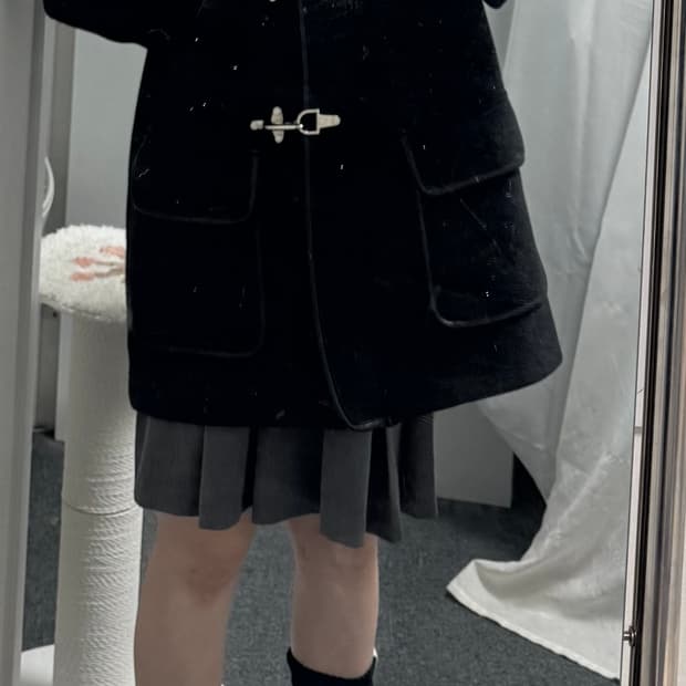 그로브 22WINTER MORGAN COAT 챠콜