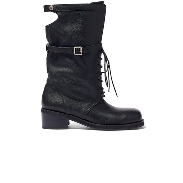 오픈와이와이 레이스업 부츠 블랙 240