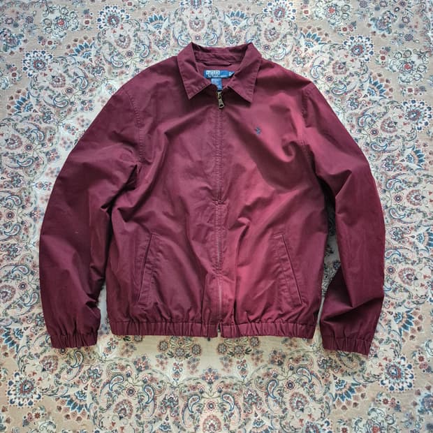 빈티지 POLO 버건디 스윙탑.