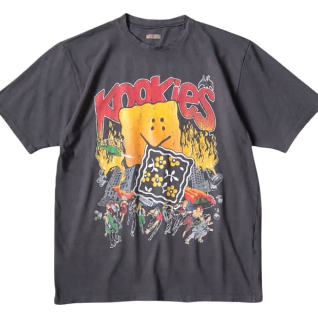 캐피틸 20 크루 티셔츠 잉크 블랙