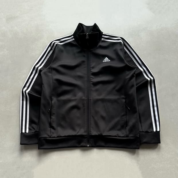 [2XL]아디다스 클래식 블랙 트랙탑 져지
