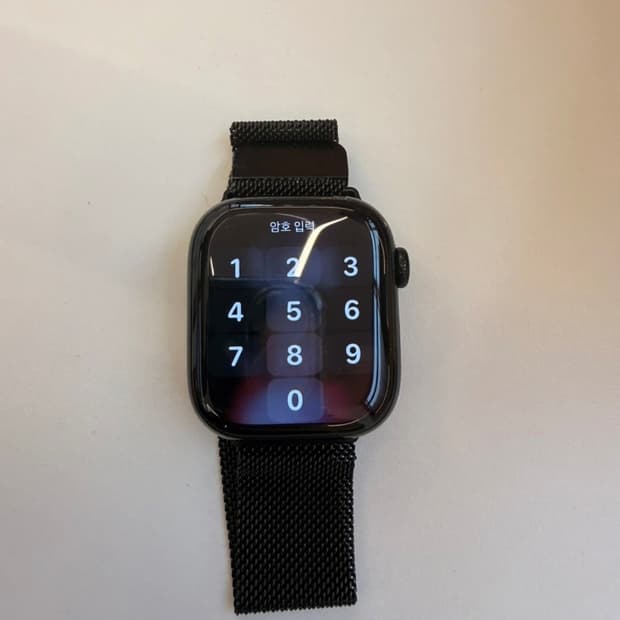 애플워치10 블랙 GPS 42mm