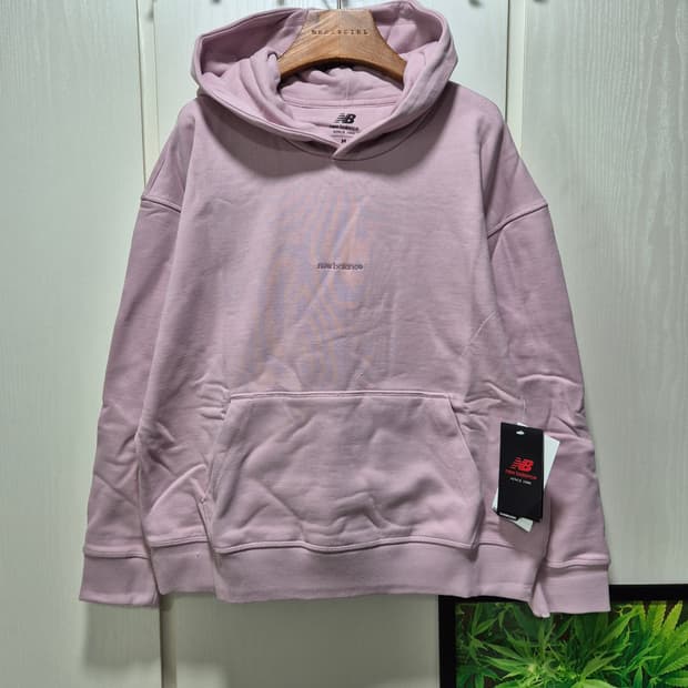 뉴발란스 후드티 핑크.새상품