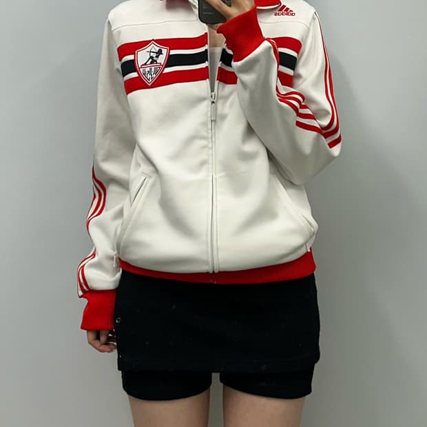 아디다스 이집트 자말렉 흰빨 져지