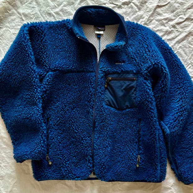 파타고니아 딥파일 블루 M