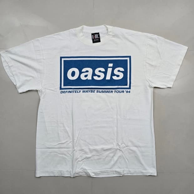 (rep) 빈티지 오아시스 밴드 티셔츠