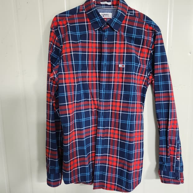 타미진 체크 남방 S