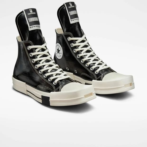 릭오웬스 turbodrk 블랙 유광 39.5(255 정도)