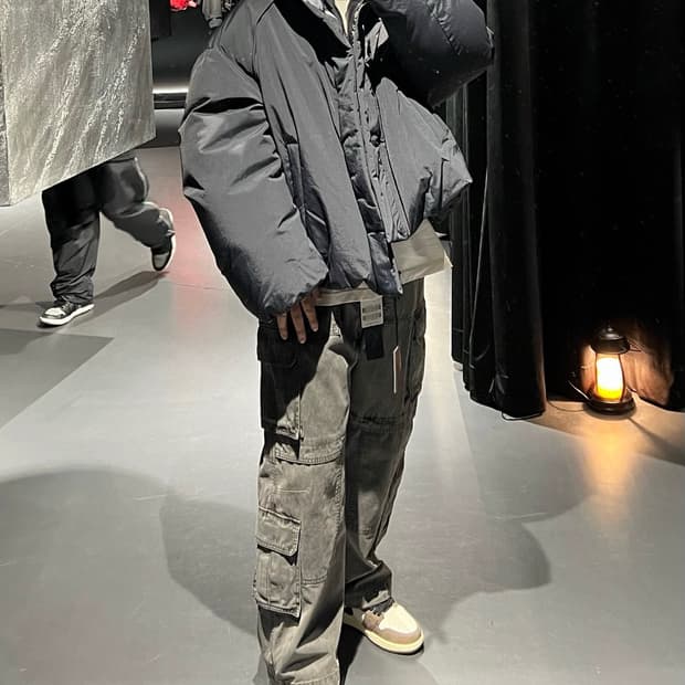 (46) 22fw 준지 189 패딩 블랙j