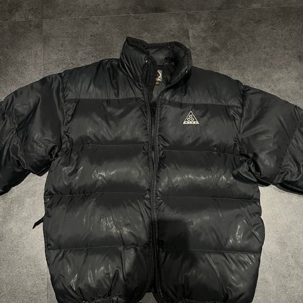 나이키 ACG 블랙 패딩 XL