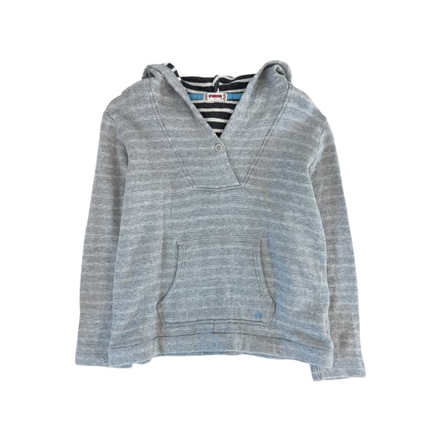 빈티지 스트라이프 후드티 