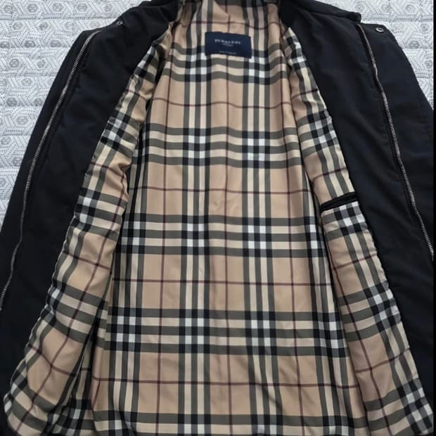 정품 버버리 런던 블랙 자켓 95