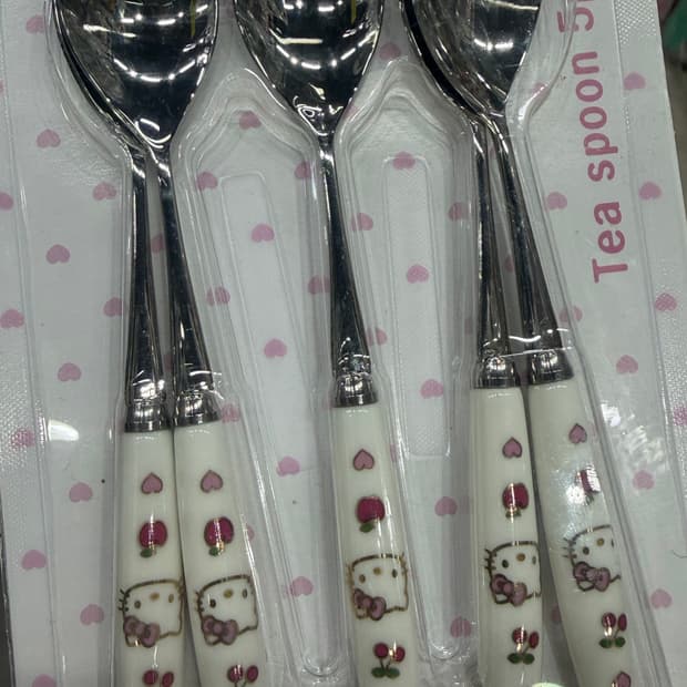 고전 헬로키티 티스푼 5p세트 (2013)