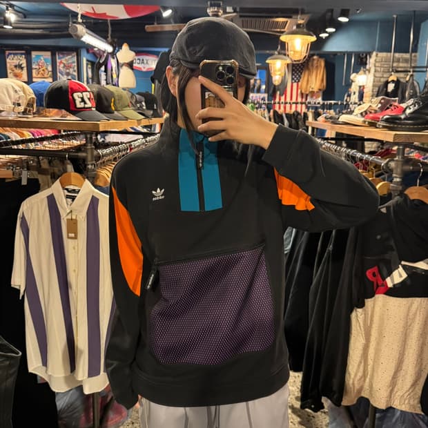 adidas 아디다스 쿼터 집업 스웻 맨투맨