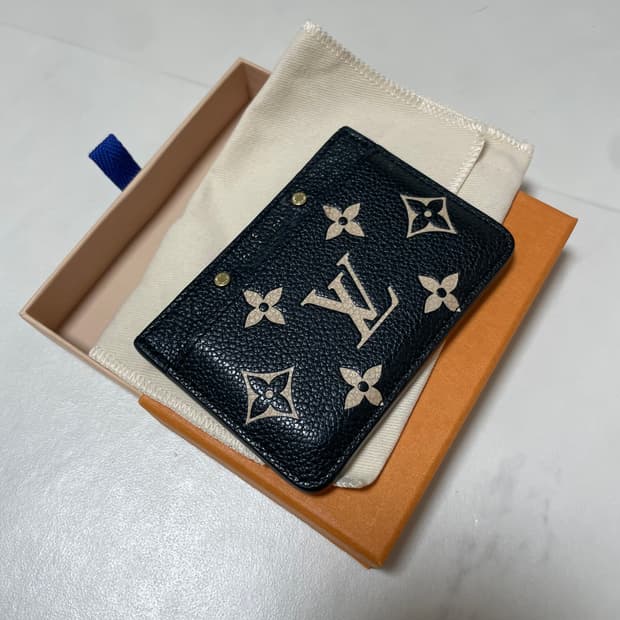 정품 루이비통 카드지갑