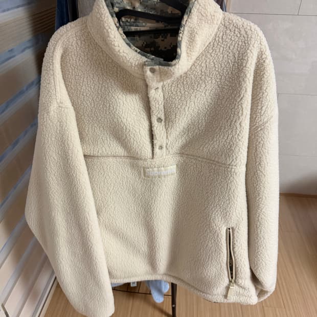 슈프림 리버시블 풀오버 네츄럴 (L사이즈)