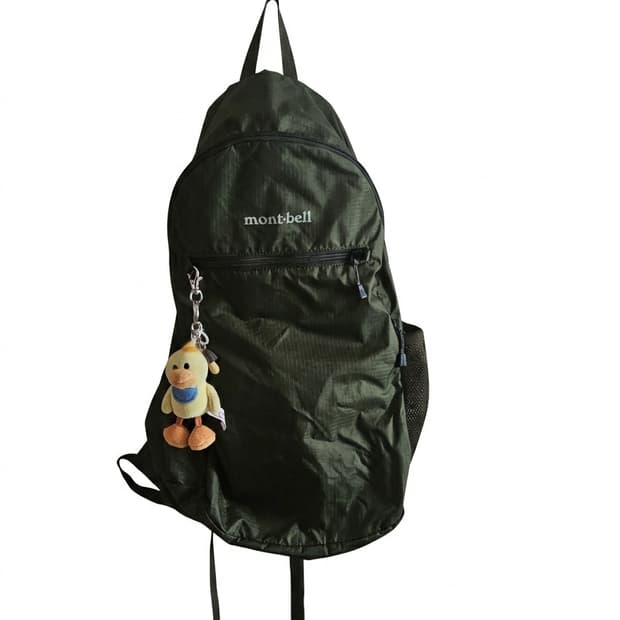 몽벨 포켓터블 데이팩 백팩 카키 18L