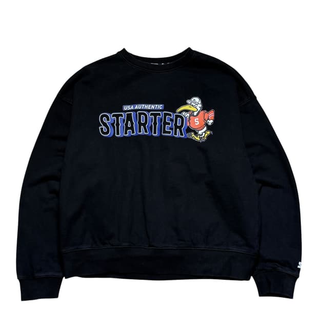 스타터 블랙 맨투맨