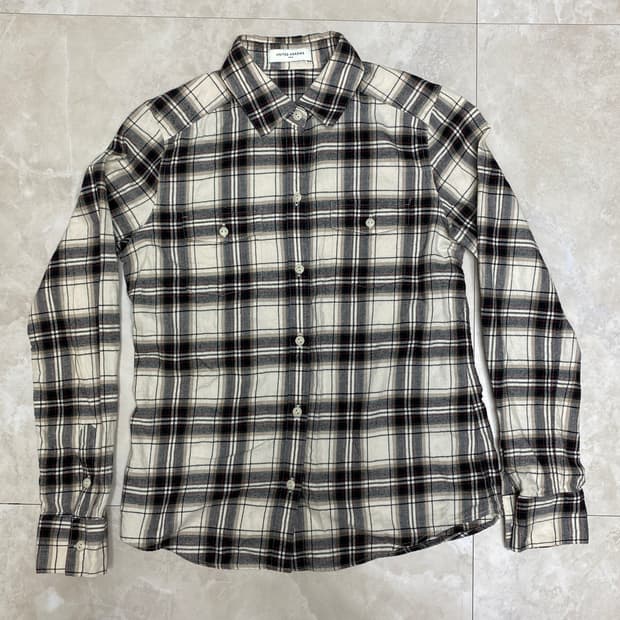유나이티드 애로우즈 플란넬 셔츠 40