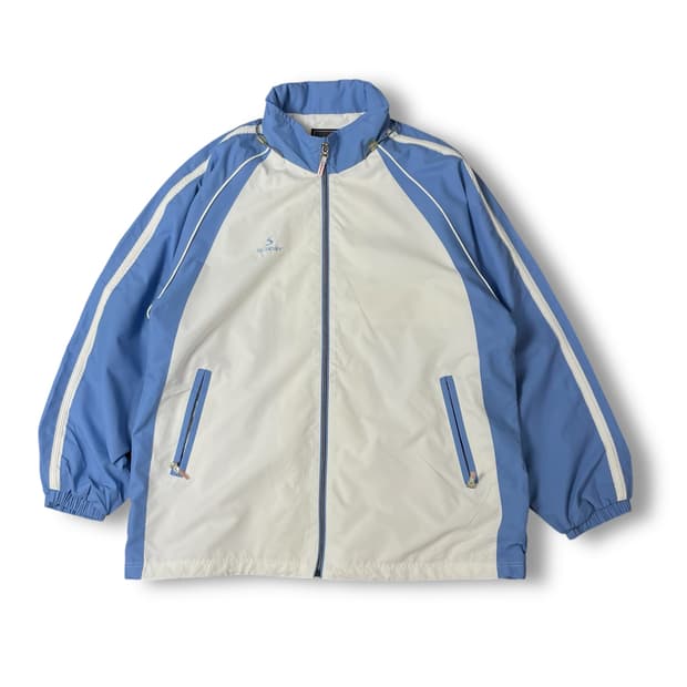  슈필러 로고 스카이블루 스트링 바람막이 XL