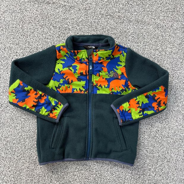 4T 노스페이스 키즈 후리스 집업 자켓 0310J