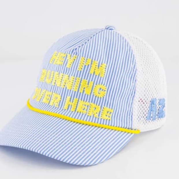 알렉스조노 스트라이프 트러커 모자 (새상품)