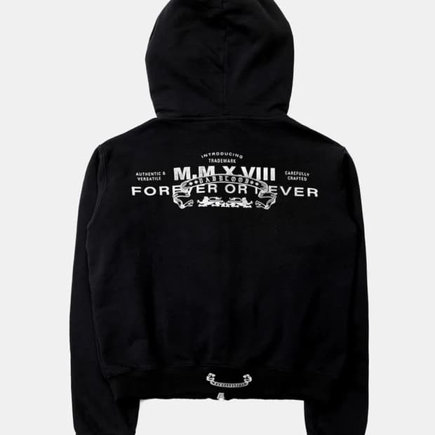 배드블러드 바이퍼 로고 후드 집업 블랙