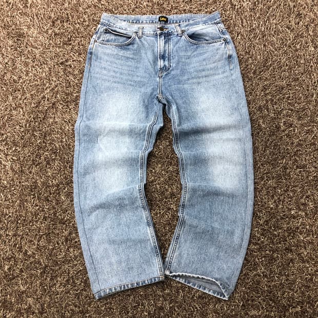 LEE 워싱 데님 팬츠 청바지