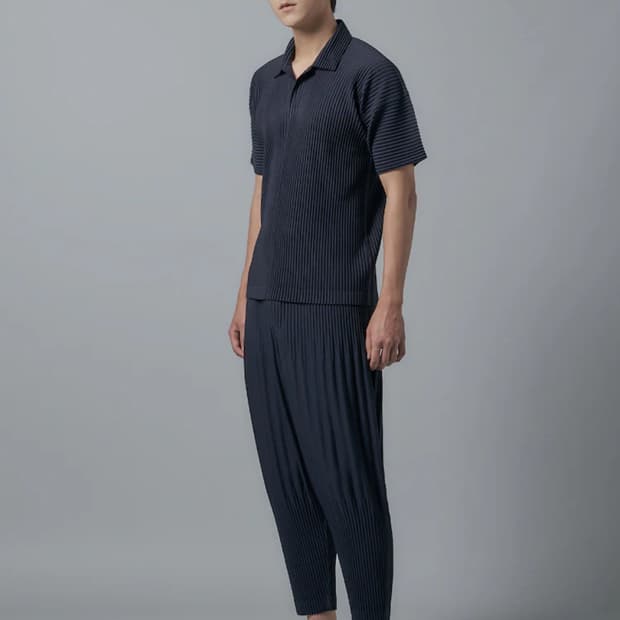 옴므플리세 베이식 팬츠 ( 롱 / 크롭 )