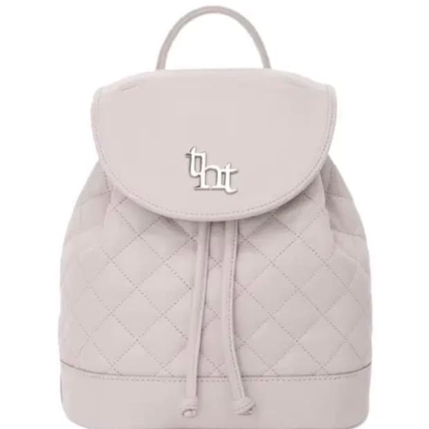 쓰리타임즈 아콘 퀄팅 백팩 핑크