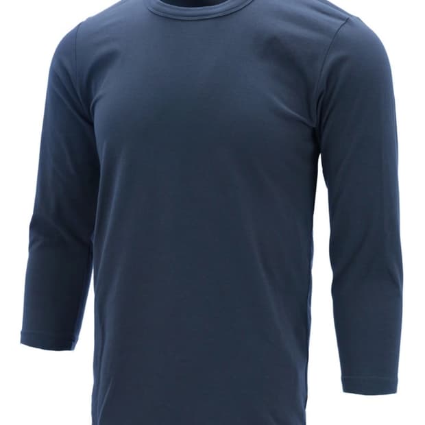 구매 LAYERED THREE QUARTER SLEEVE (NAVY)