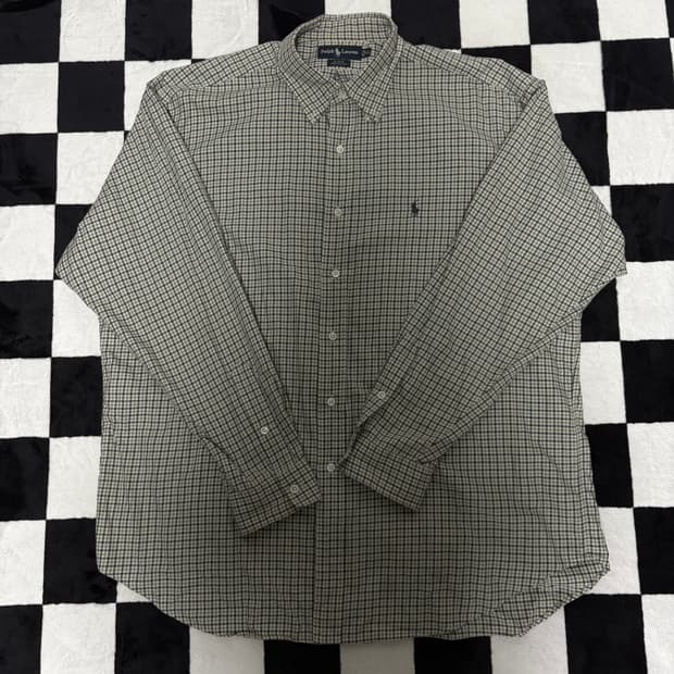 폴로 체크 셔츠