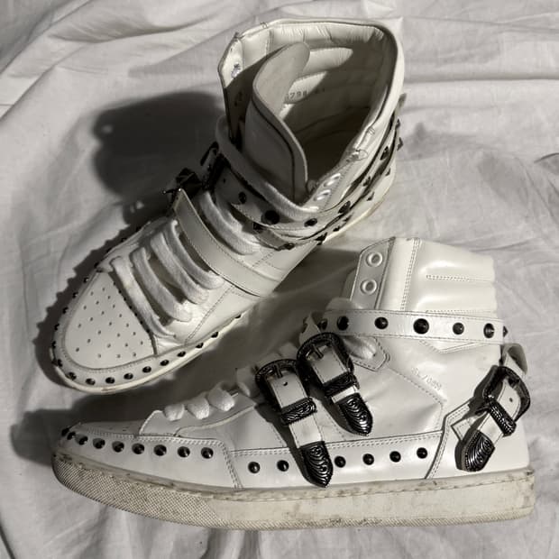 생로랑 SL/08H 웨스턴 버클 하이탑