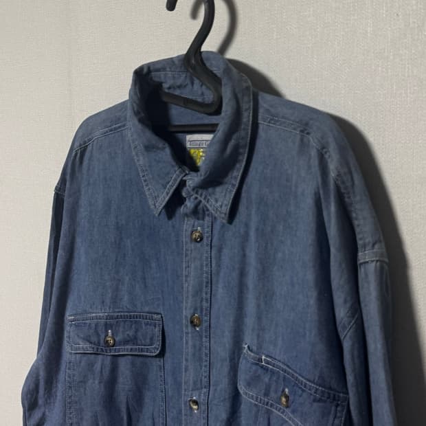 빌리지 게이트 빈티지 데님 셔츠 남방